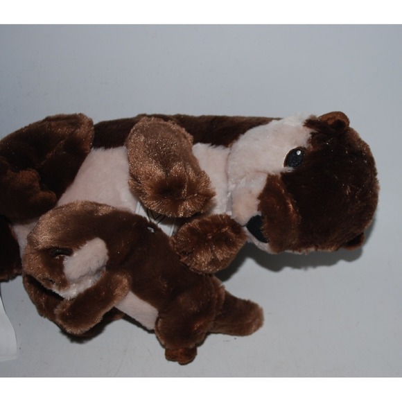 IKEA Soft Toy Plush Otter with Baby – Brown – Stuffed Animal – Pre‑Owned - Picture 3 of 4